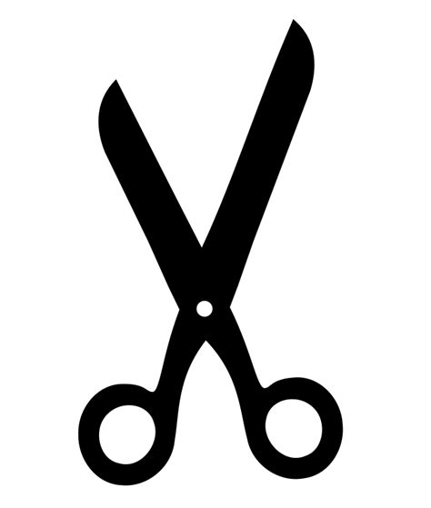 scissors silhouette - Openclipart