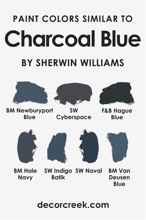 Charcoal Blue SW-2739 Paint Color by Sherwin-Williams