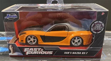 JADA TOYS FAST and Furious Han's Mazda RX-7 Diecast Model Car (BRAND ...