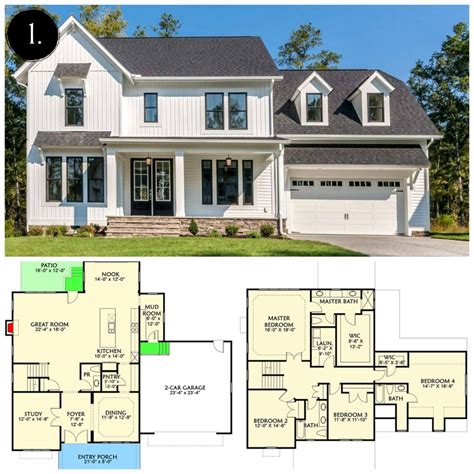 Modern Farmhouse Floor Plans 4 Bedroom | Floor Roma