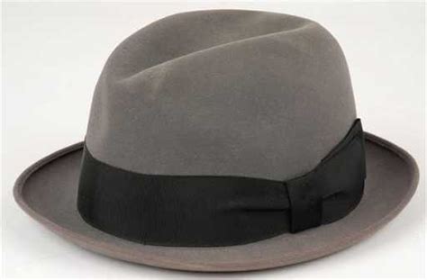 1203: Frank Sinatra Owned & Worn Grey Fedora Style Hat