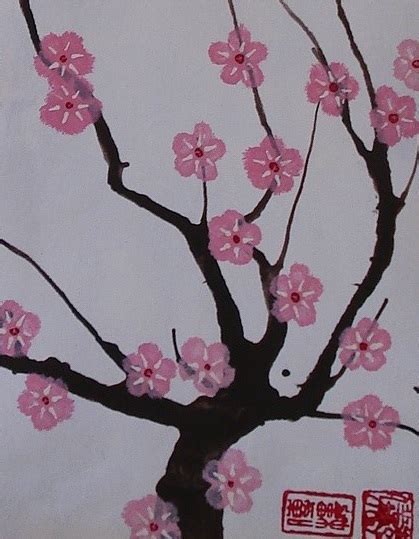 a faithful attempt: Cherry Blossom Paintings