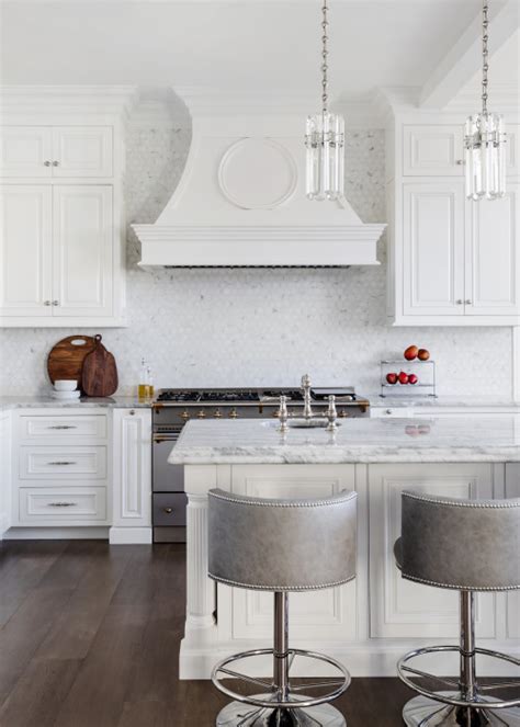 Dark Wood Cabinets With White Marble Countertops | Homeminimalisite.com