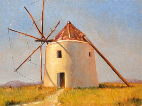 Spanish Windmill oil painting tutorial - Jackson's Art Blog