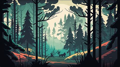 Forest Morning Powerpoint Background For Free Download - Slidesdocs