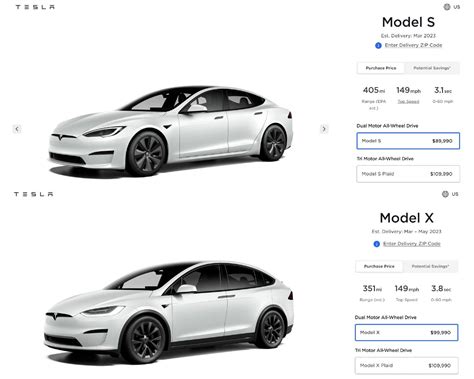 Tesla Model X and Model S get price reduction in the U.S.