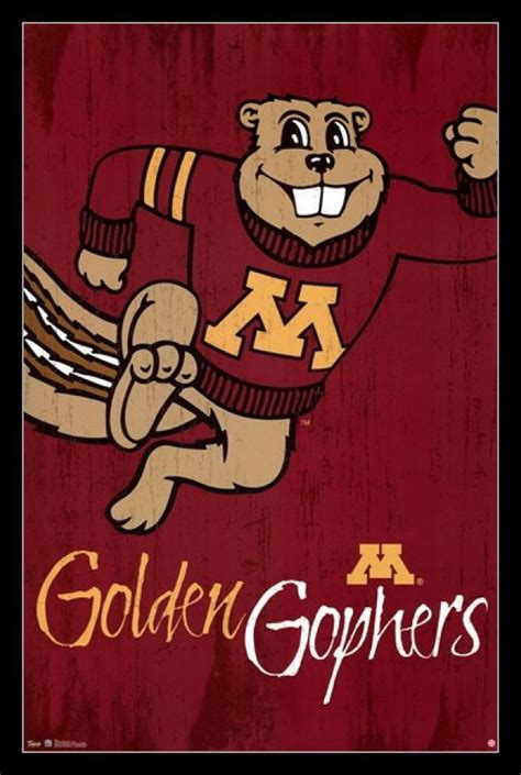 University of Minnesota - Logo 13 Laminated & Framed Poster Print (24 x ...