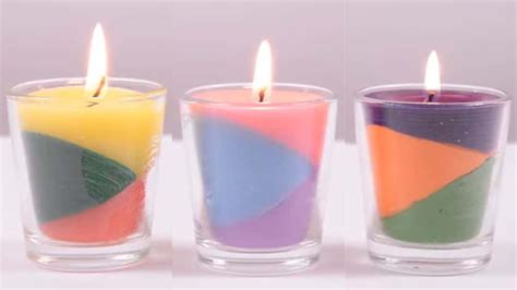 DIY Homemade Candles Using Broken Crayons