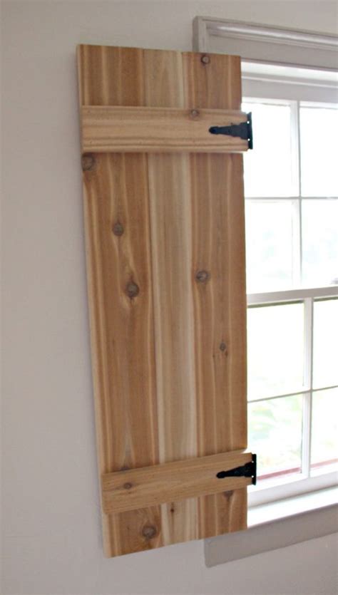 DIY Interior Cedar Shutters - Pretty Handy Girl