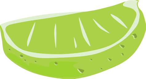 Lime Wedge clip art (115753) Free SVG Download / 4 Vector