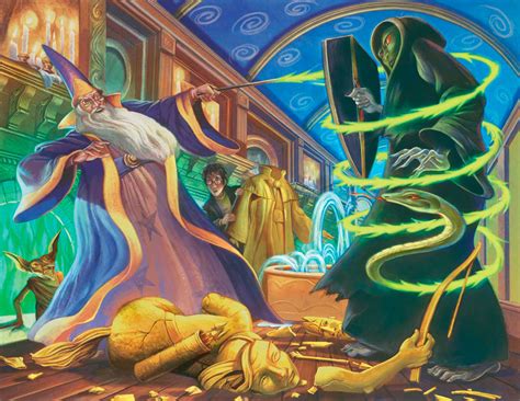 Dumbledore Vs Voldemort Fan Art