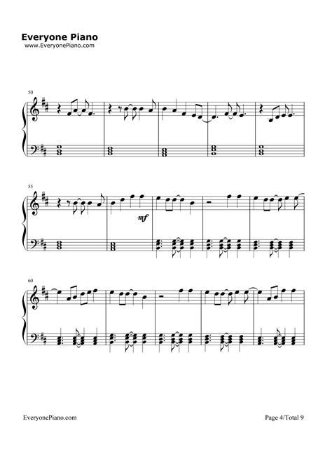 Mercy-Shawn Mendes Stave Preview 4- Free Piano Sheet Music & Piano Chords