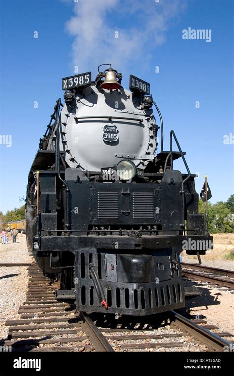 Historic Challenger locomotive steam engine during September 2005 visit ...