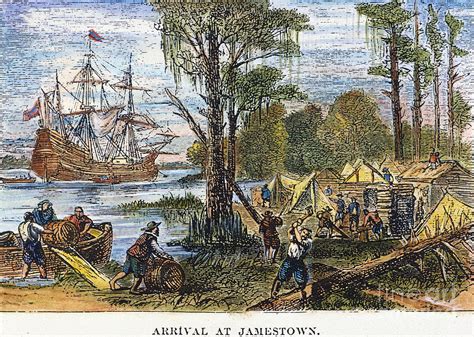 Jamestown: Arrival, 1607 by Granger