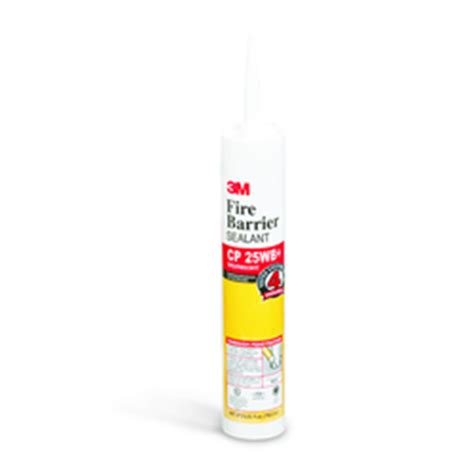 3M Fire Barrier Sealant CP 25WB+, 27 fl. oz., Cartridge, 3M CP-25WB, 98 ...