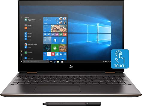 HP - Spectre x360 2-in-1 15.6" 4K Ultra HD Touch-Screen Laptop - Intel ...