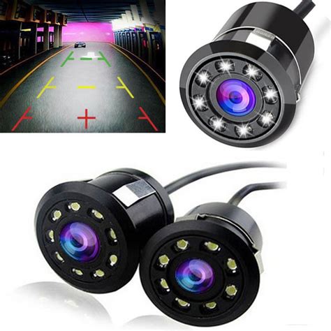 Waterproof 8 LED Car Backup Rear View Reverse Parking HD Camera Night ...