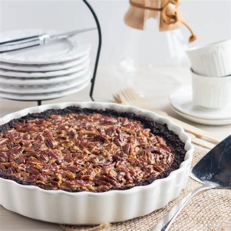 Chocolate Pecan Tart - Baking A Moment