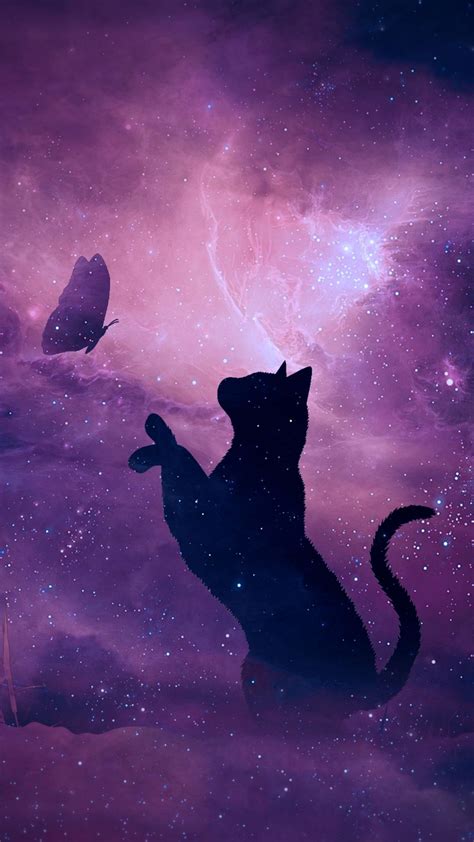 🔥 [20+] Amazing Cat Galaxy Wallpapers | WallpaperSafari