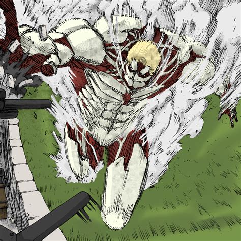 Armored Titan Manga - The armored titan could regenerate from severe ...