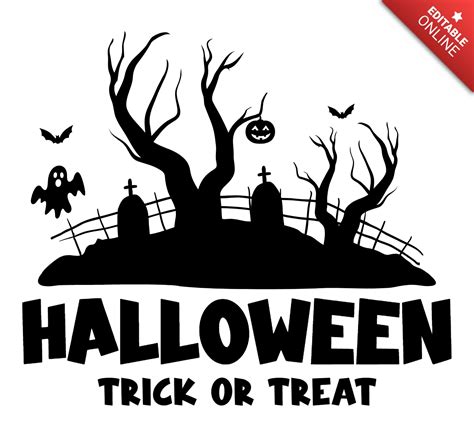 Halloween Trick Or Treat Logo Design Template | Free Design Template