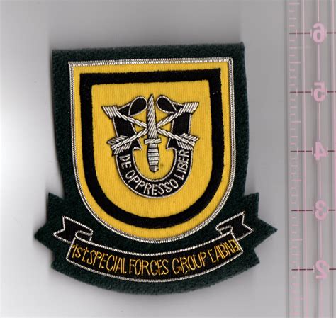 1st Group Special Forces Bullion Pocket Patch | North Bay Listings