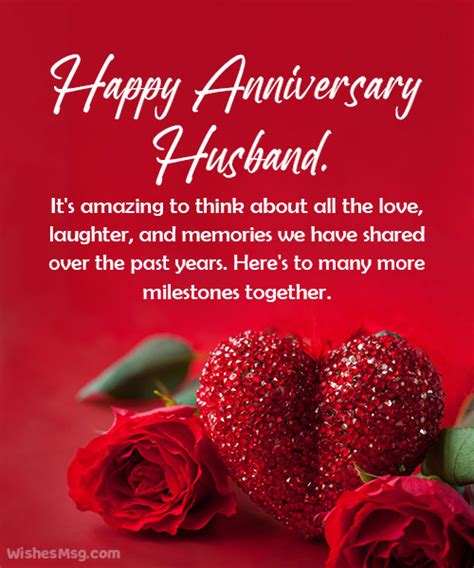 200+ Wedding Anniversary Wishes For Husband - WishesMsg