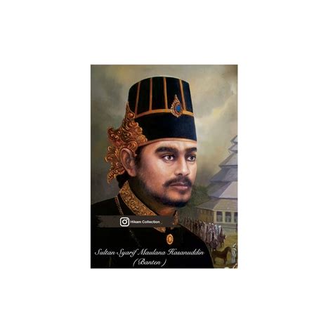 Jual Poster Sultan Hasanuddin Banten Uk31x43cm Indonesiashopee Indonesia