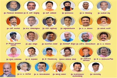 Karnataka Cabinet Expansion 2021 Full List Of New Ministers And Their ...