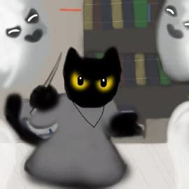 Momo the cat magician by G2455 on Newgrounds