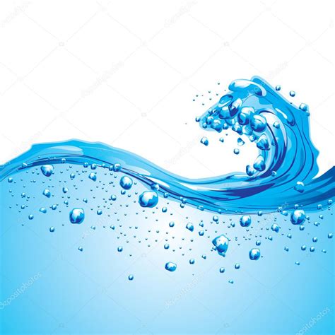 Vector Water Wave Splash — Stock Vector © JessJagmin #53995067