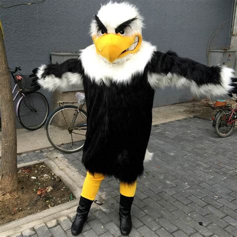 Black Hawk Mascot Costume