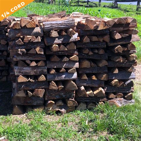 Seasoned Firewood 1/4 Cord - Hawkins Landscape Supply