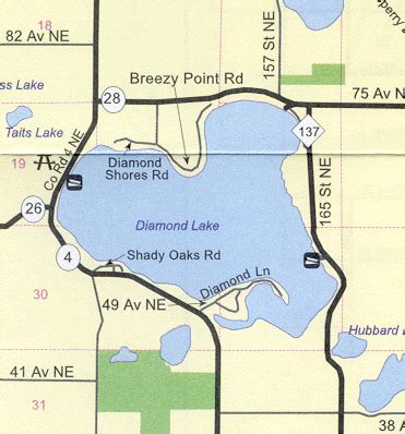 Diamond Lake Map