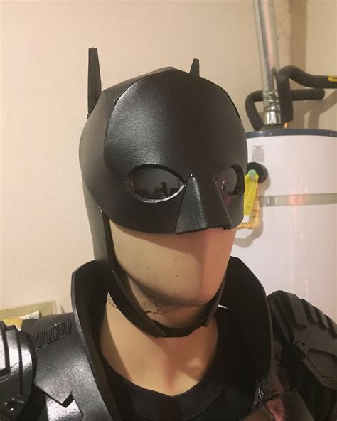 THE BATMAN 2021 Cowl Batman Cosplay Cowl Robert Pattinson | Etsy