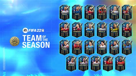 All Ultimate Team of the Season cards on FIFA 22 Ultimate Team - Dot ...