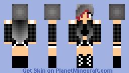 Shadow Girl Minecraft Skin