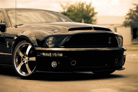 Ford Mustang Shelby Gt500 Cobra Black Wallpapers - 900x600 - 152457