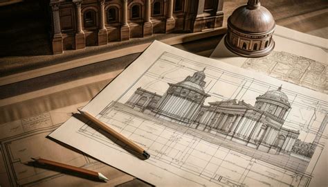 Architectural Sketches Of Famous Buildings