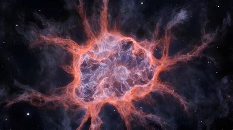 Premium AI Image | A detailed image of the Crab Nebula a supernova remnant