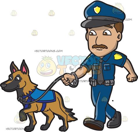 Police Dog Cartoon Character Police Dogs Cartoon 1 Of 114 Debsartliff