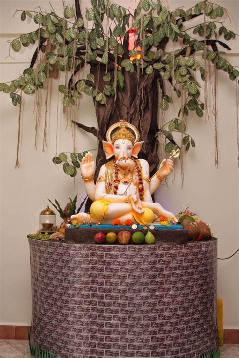 Homemade Ganpati Decoration Ideas At Home