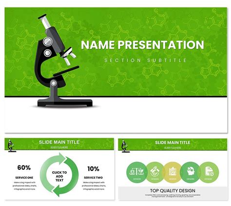 Chemistry Lessons template for PowerPoint Presentation