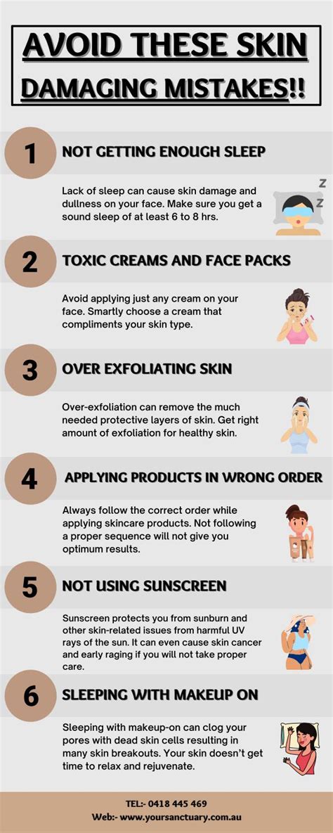 How to Avoid Common Mistakes That Causes Skin Damage by Your Sanctuary ...