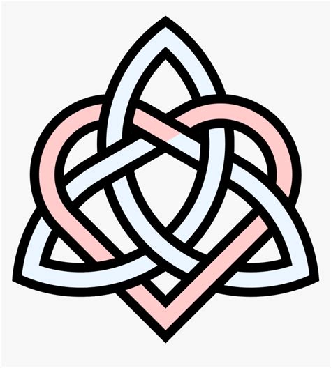 Lightning Svg Celtic - Celtic Knot With Heart, HD Png Download - kindpng