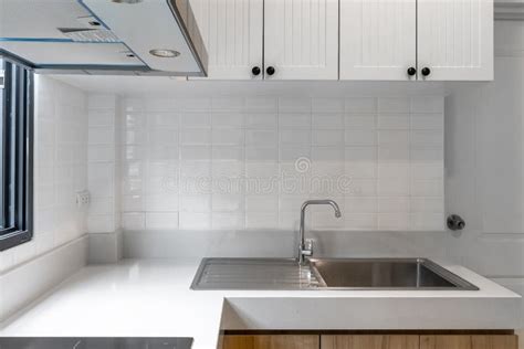 Clean stainless steel sink stock image. Image of chrome - 248718457