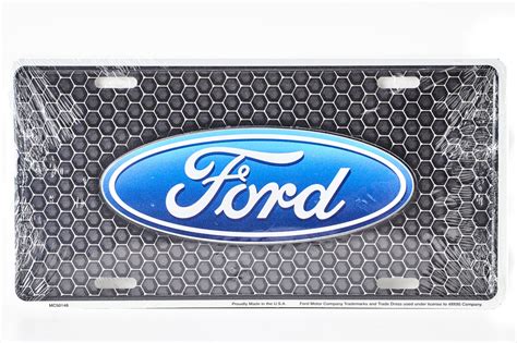 Ford Logo License Plate Honeycomb – Gateway Classic Collectibles