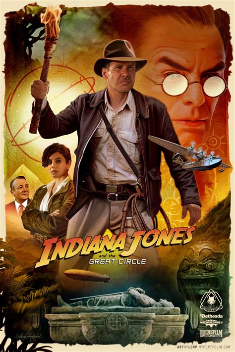 INDIANA JONES And The Great Circle | Poster By Dolson Lewis