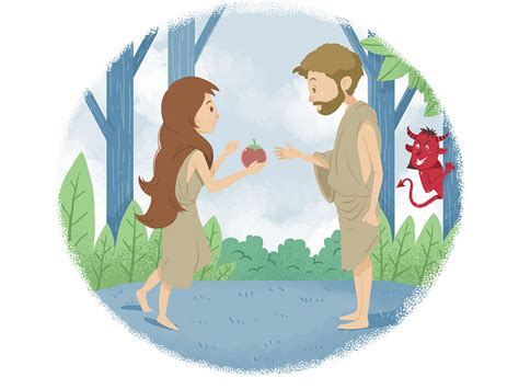 Eve & Adam illustration by Nearzoo on Dribbble