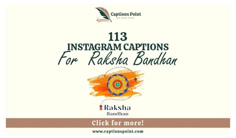 113+ Best Raksha Bandhan Captions